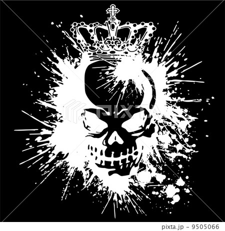 頭蓋骨とペイント, 9505066