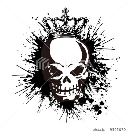 頭蓋骨とペイント, 9505070