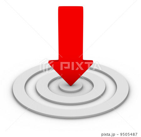 red arrow and white target 9505487