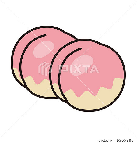 桃のイラスト素材