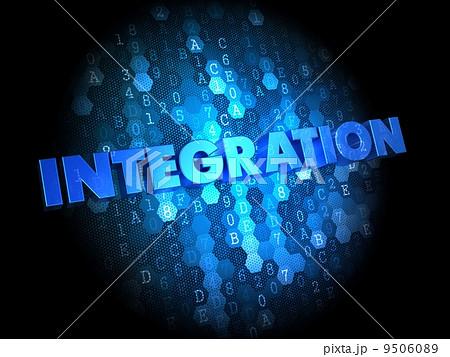 Integration on Dark Digital Background. 9506089