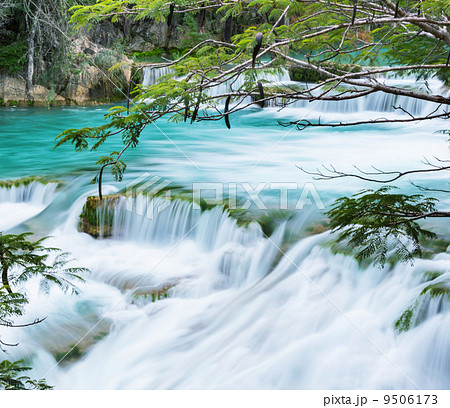 Waterfall in Mexico 9506173