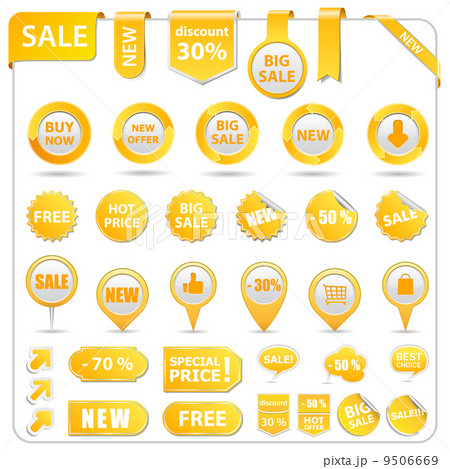 Vector Sale Tags 9506669
