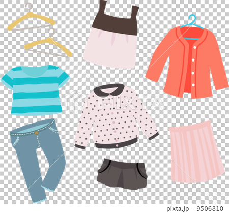 女人的衣服和衣架 9506810