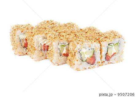 sushi fresh maki rolls with sesame 9507206