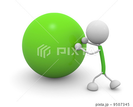 ボールを転がす ボールを転がす 9507345
