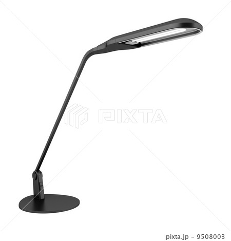 modern black desk lamp isolated on white background modern black desk lamp isolated on white background 9508003