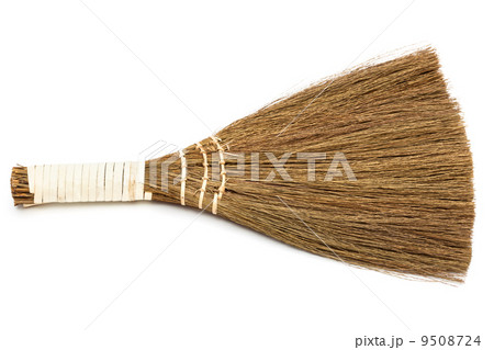 broom on a white background broom on a white background 9508724