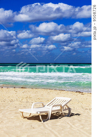 deck chair on a beach 9508726