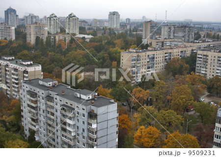 Kiev autumn cityscape 9509231