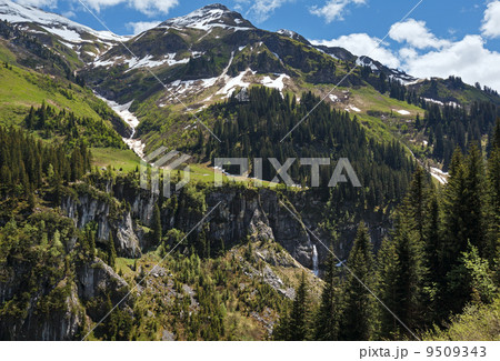 Alpine mountain view (Vorarlberg,Austria) Alpine mountain view (Vorarlberg,Austria) 9509343