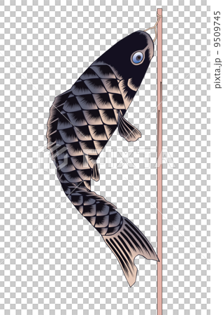 歌川広重「名所江戸百景　水道橋駿河台」手染め鯉のぼり0.9m子鯉単品　鯉のぼり 歌川広重「名所江戸百景水道橋駿河台」手染め鯉のぼり1.1m子鯉青 歌川