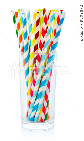 Striped drink straws 9509872