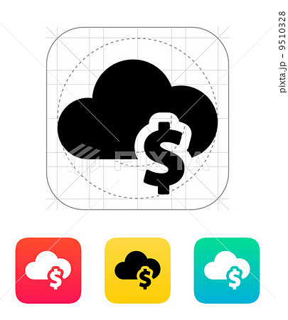 Cloud computing with dollar icon. Cloud computing with dollar icon. 9510328