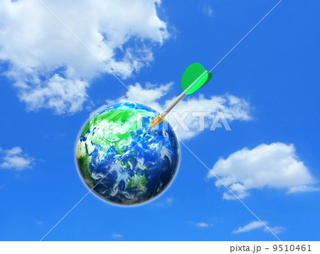 地球/日本列島にダーツの矢を当てる 地球/日本列島にダーツの矢を当てる 9510461