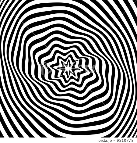 Abstract illusion texture. Op art design. Abstract illusion texture. Op art design. 9510778