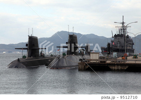 海上自衛隊自衛艦隊　　呉基地　　第1潜水隊群 9512710