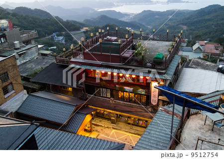 九份から見た基隆湾(台湾-九份) 九份から見た基隆湾(台湾-九份) 9512754