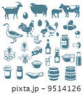 icons of animals and food 9514126