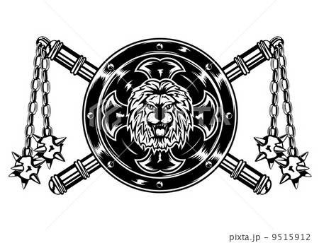 board and crossed maces board and crossed maces 9515912