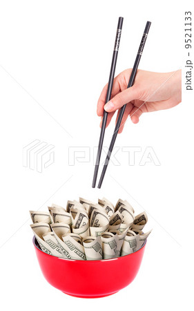 Concept image of food money 9521133