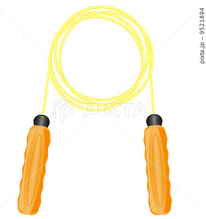 Jump Rope For Fitness Vector Illustrationのイラスト素材