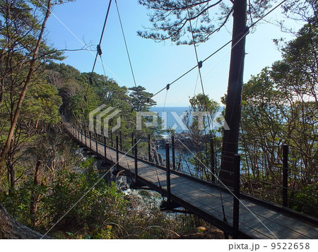 伊豆高原 城ヶ崎海岸 橋立吊橋 伊豆高原 城ヶ崎海岸 橋立吊橋 9522658
