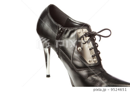 For women, leather high-heeled shoes. 9524651