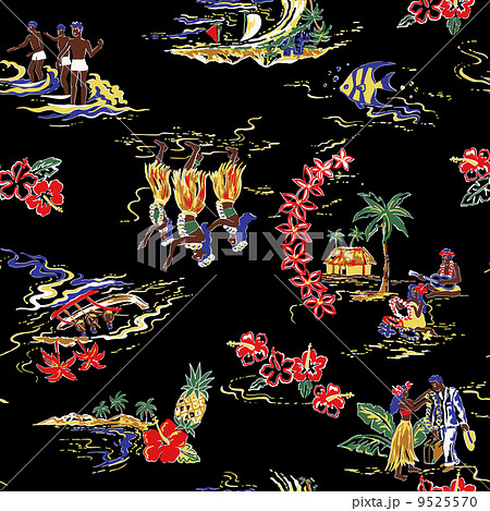 ハワイアンプリント, 9525570