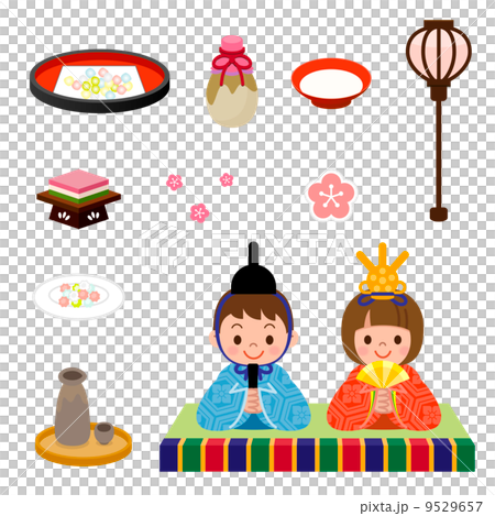 Hinamatsuri material set Hinamatsuri material set 9529657