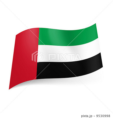 State flag of United Arab Emirates. 9530998