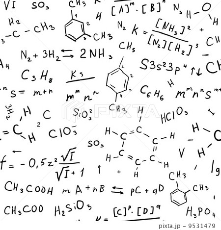 Chemistry hand draw background 9531479