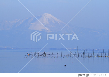 冬のびわ湖 9532323
