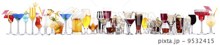 different images of alcohol isolated different images of alcohol isolated 9532415