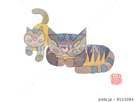 アートな猫３ 9533084