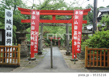 松江 城山稲荷神社の写真素材