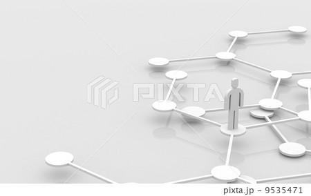 ネットワーク　人 9535471