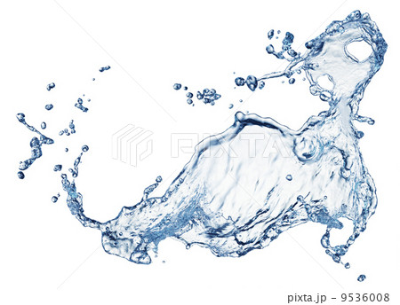 blue water splash isolated 9536008