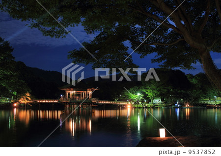 奈良の・満月の浮御堂 9537852