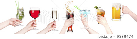 alcohol drinks set making toast alcohol drinks set making toast 9539474