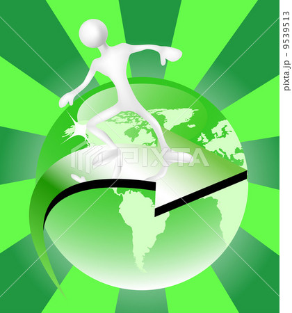 Go green concept Go green concept 9539513