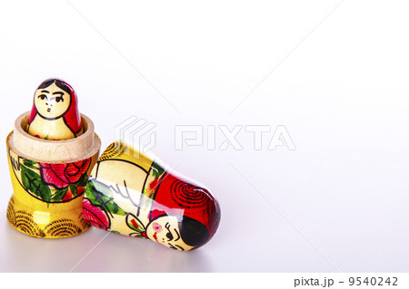 Russian Dolls Matryoshka Isolated on a white background Russian Dolls Matryoshka Isolated on a white background 9540242