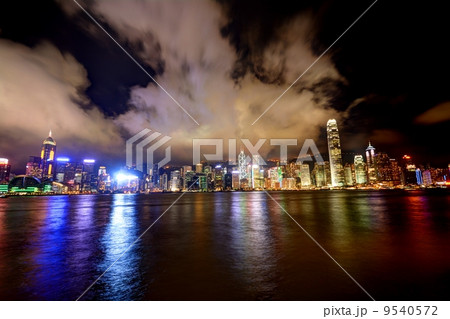 香港の夜景 香港の夜景 9540572