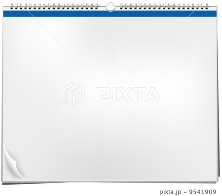 Blank wall calendar with spring Blank wall calendar with spring 9541909