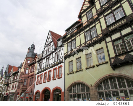 世界遺産　ドイツ　クヴェトリンブルク　町並み 9542361