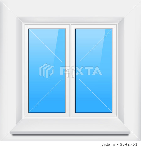 Plastic Window. Vector Illustration Plastic Window. Vector Illustration 9542761