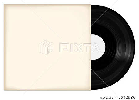 Vinyl Record With White Cover  9542936