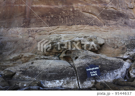 メサ・ヴェルデ国立公園のペトログリフ 9544637