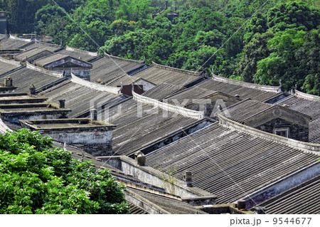 Ethnic minority village in Guangxi province,China 9544677