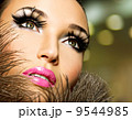 Beautiful woman with bright professional make-up 9544985